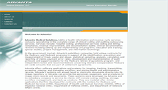 Desktop Screenshot of advantamedicalsolutions.com